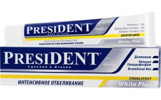 Зубная паста President White plus