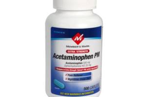 Таблетки Апетаминофен