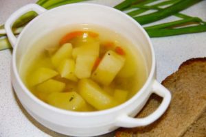 Картофельный суп при гастрите