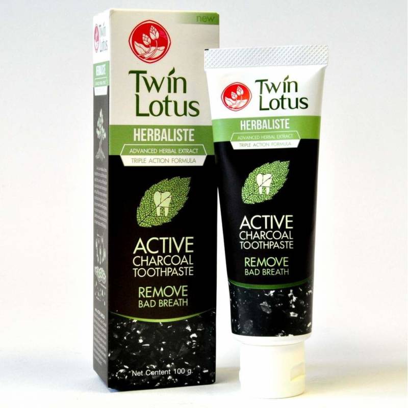 Зубная паста Twin Lotus Active Charcoal Toothpaste