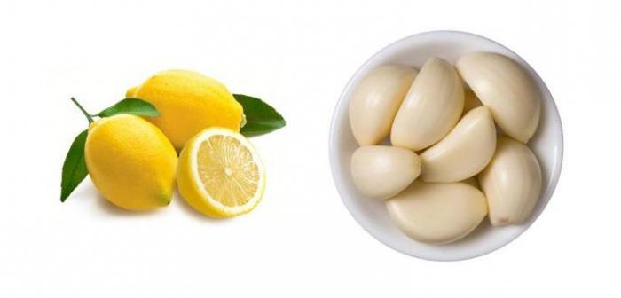 Чеснок с лимоном для снижения холестерина